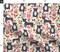 Pitbull Floral Large Dogs Breeds Pitbulls Pet Portrait Custom Printed Fabric by Spoonflower Various Fabrics by the Yard or Fat Quarter
